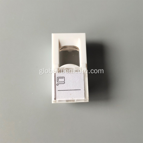 France Face plate RJ45 1 port face plate french type Supplier